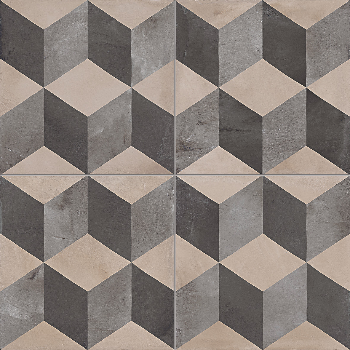 Плитка из керамогранита под бетон Terra Cubo vers. F 0370