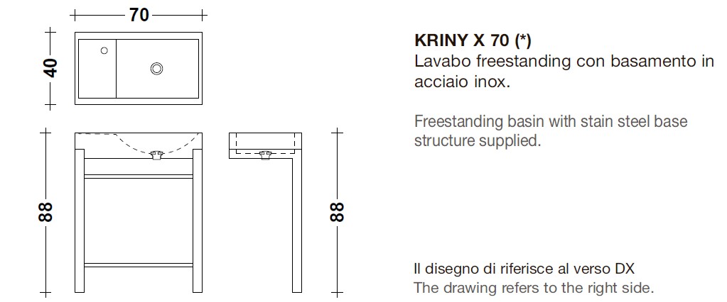 Мраморная раковина Lavabi Kriny