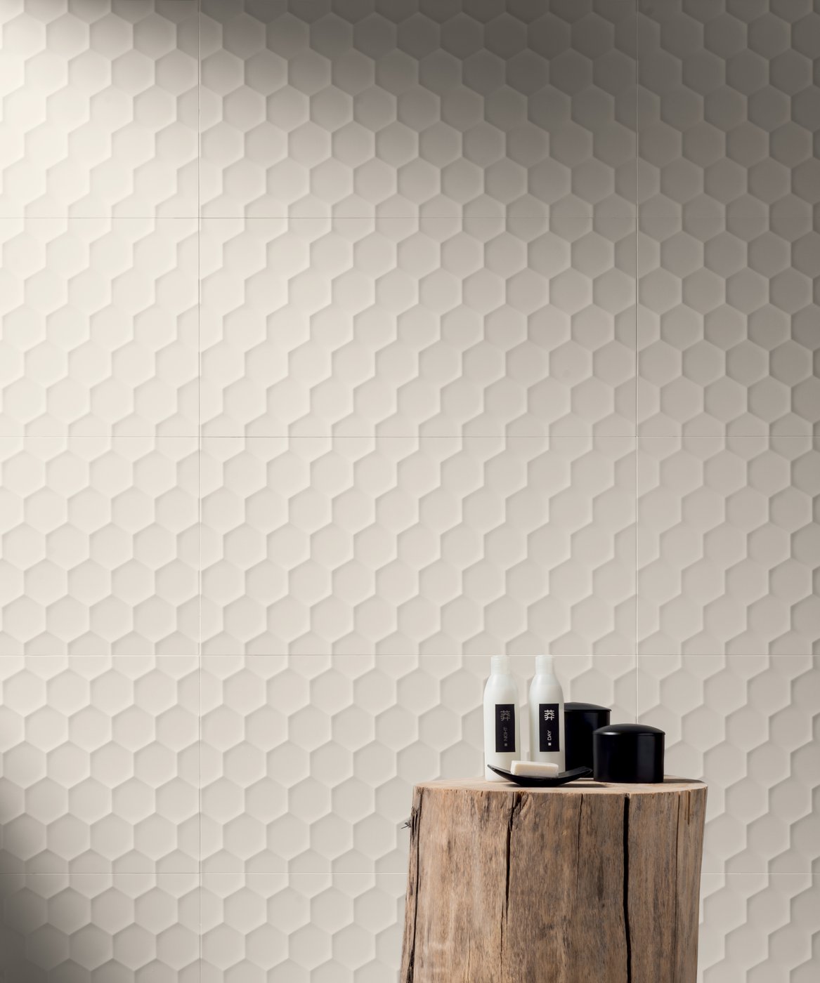 Плитка керамическая 4D HEXAGON WHITE