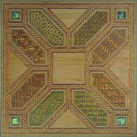 Деревянная плитка Wood Designs Apsidha T Acero Gold