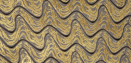 Мраморная плитка Dogma Classic Tsunami T 3D Bardiglio Gold