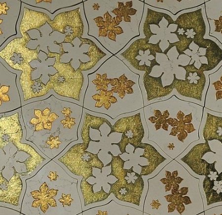 Мраморная мозаика The Original Alhena Biancone Gold