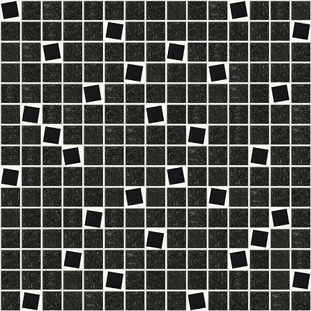 Стеклянная мозаика Reworked Freckles Grey Black DE.R021