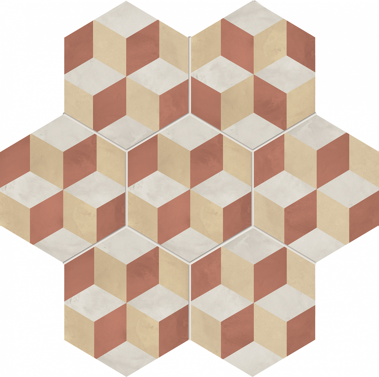 Плитка из керамогранита под бетон Terra Art Cubo T / C esa I423