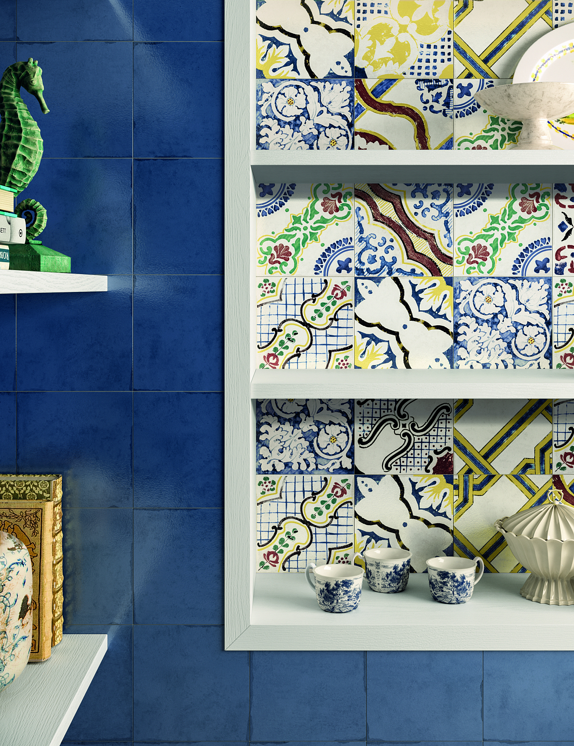 Плитка керамическая Storie d'Italia Mix Decori Glossy F974
