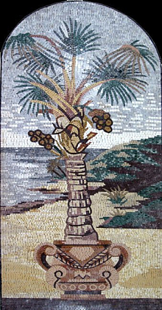 Панно из мраморной мозаики FL.1