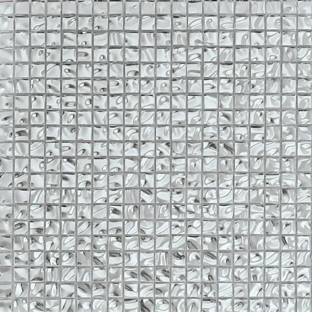 Стеклянная мозаика Allure 15x15 Bianco Ondulato AL.A635
