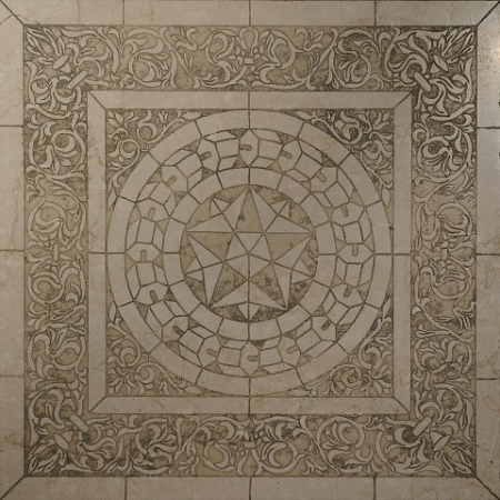 Мраморная плитка Decorative Art Cattedrale M1020 Botticino