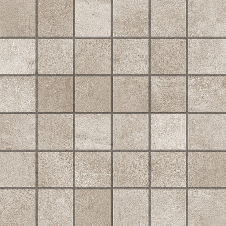 Мозаика из керамогранита с эффектом бетона Beige Mosaico
