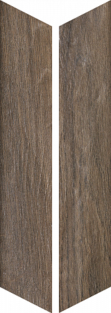 Плитка из керамогранита с эффектом дерева Brune Chevron 7,5х40,7