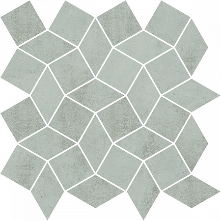 Мозаика из керамогранита под бетон/цемент Sage Mosaico Diamond