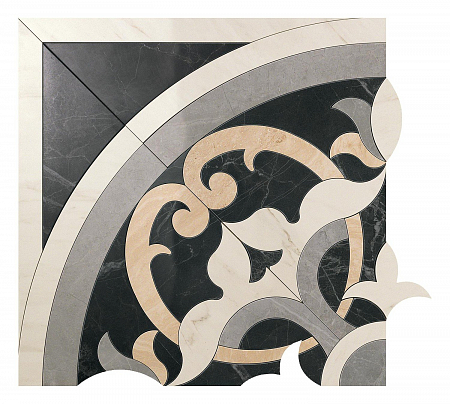 Декоративная плитка из керамогранита - Marvel Pro Dark Elegance Angolo 60x60 ADVT R