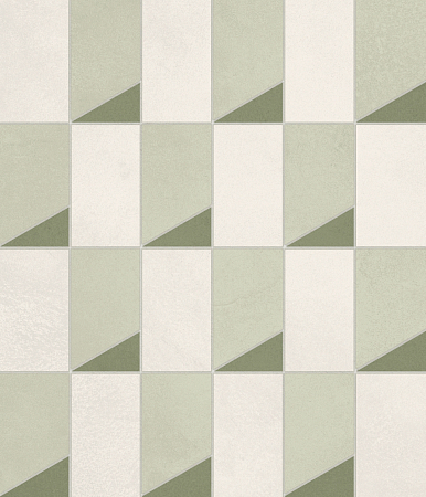 Мозаика из керамогранита под бетон Multiforme Wall Tile Bandiera Art./Oce. Tessere 1913