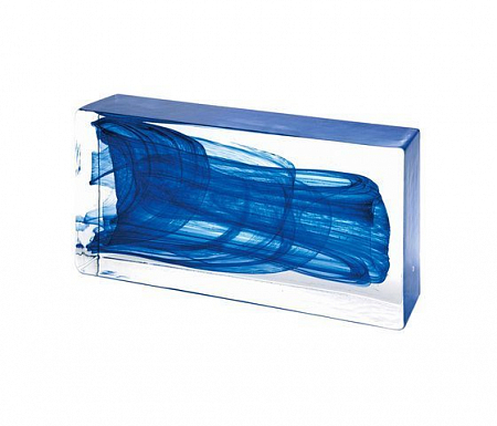 Плитка - стеклянный кирпич CLASSIC DARK BLUE