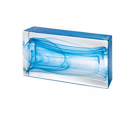 Плитка - стеклянный кирпич CLASSIC SKY BLUE
