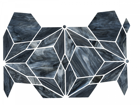 Смальтовая мозаика Diamond Antracite DE.0V37