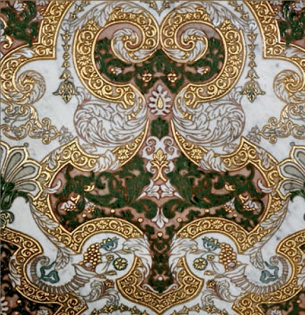 Мраморная плитка The Original Merope Tss Bianco Carrara Verde Gold