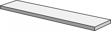 Угловая ступень (левосторонняя) из керамогранита под мрамор Foyer I042	FOY.PURE ANG.SCA.SX