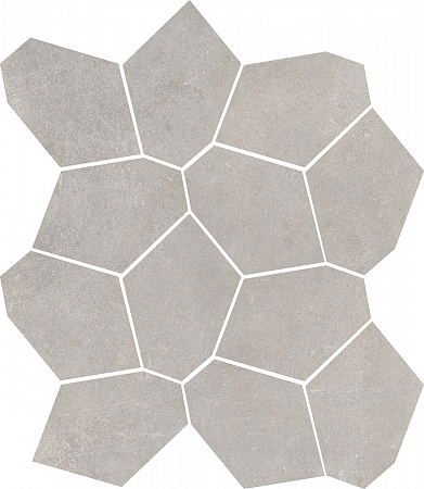 Мозаика из керамогранита под бетон 30x30 Mosaico Sand Piramide