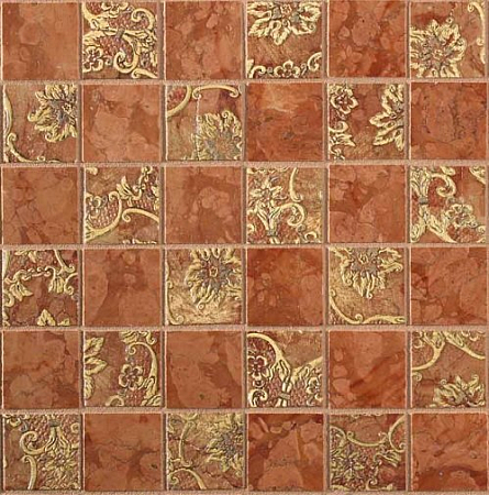 Мраморная плитка Decorative Art Alfa Eridani Ts Rosso Asiago Gold