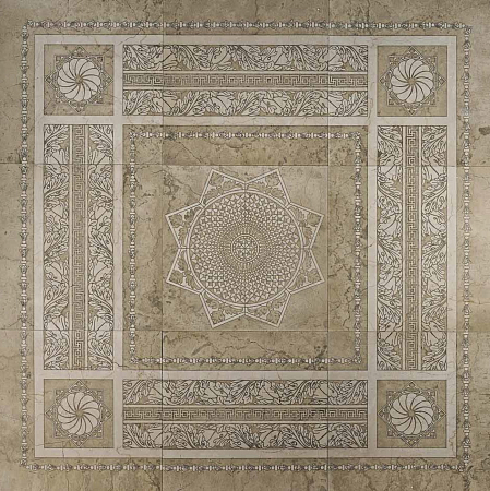 Мраморная плитка Decorative Art Paestum Botticino