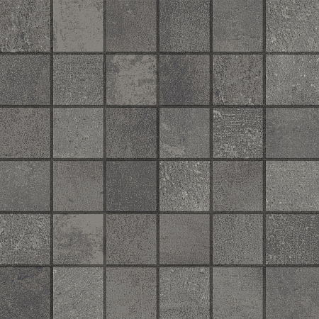 Мозаика из керамогранита с эффектом бетона Dark Mosaico