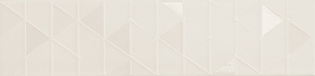 Плитка из керамогранита Tone White Geometric 0342