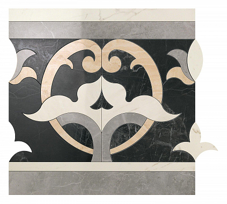 Декоративная плитка из керамогранита - Marvel Pro Dark Elegance Fascia 60x60 ADVU R