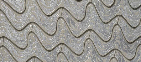 Мраморная плитка Dogma Classic Tsunami T 3D Biancone Silver