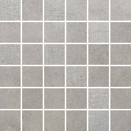 Мозаика из керамогранита под бетон Light Grey Mosaico T36