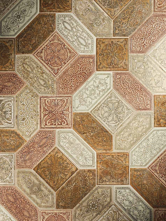 Мраморная плитка Decorative Art Venetia Botticino Biancone Giallo Reale