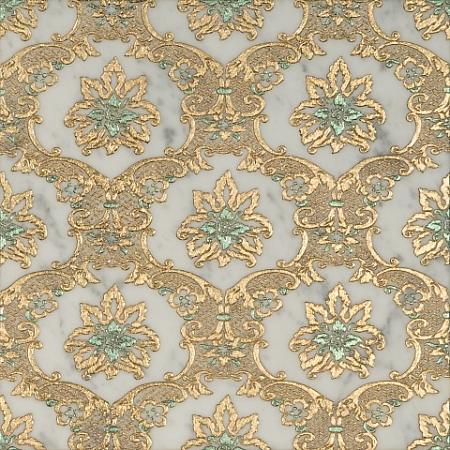 Мраморная плитка Decorative Art Alfa Pegasi T Bianco Carrara Gold