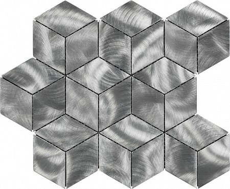 Металлическая мозаика RB50G.3D01 BRUSHED