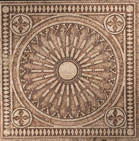 Мраморная плитка Decorative Art Domus M1029 Travertino Classico