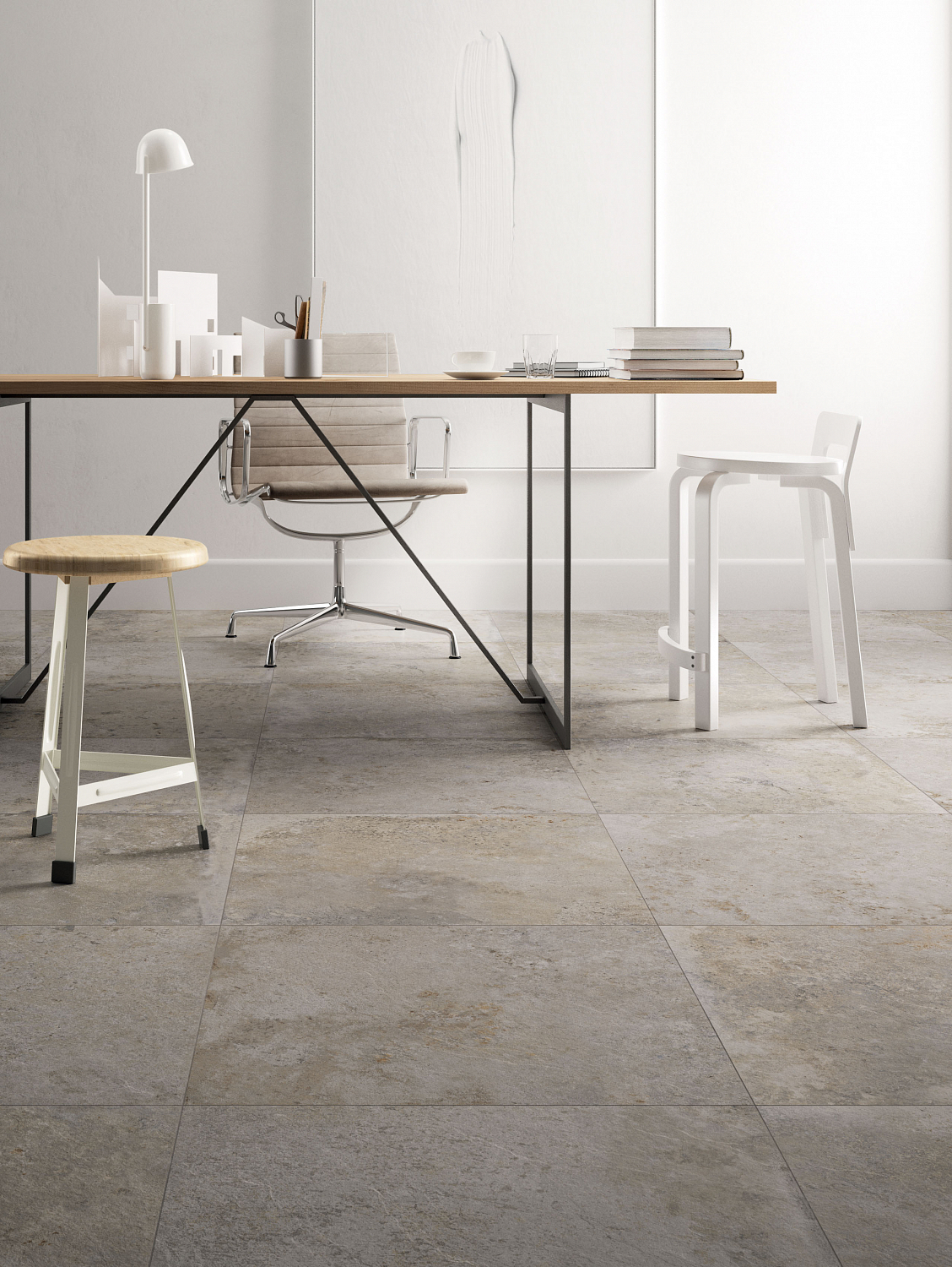 Плитка из керамогранита под камень Springstone Silver Modulo C/3