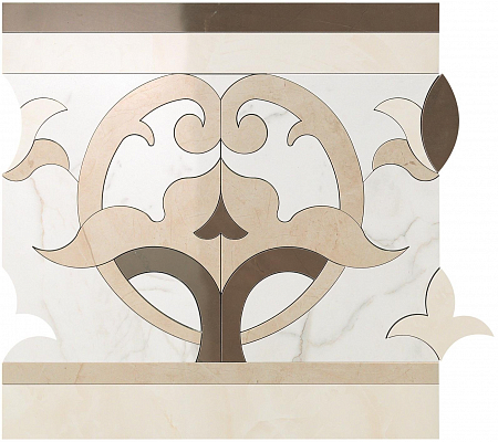 Плитка-декор из керамогранита - Marvel Elegance Fascia Warm 60x60 AVW6 R